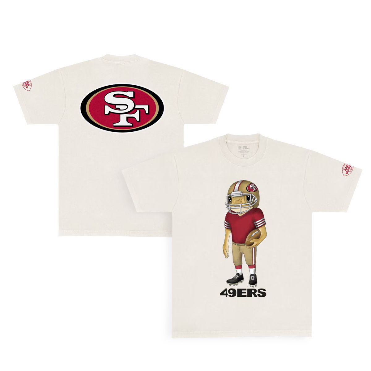 Men 2026 NFL San Francisco 49ers T-shirt cream 001